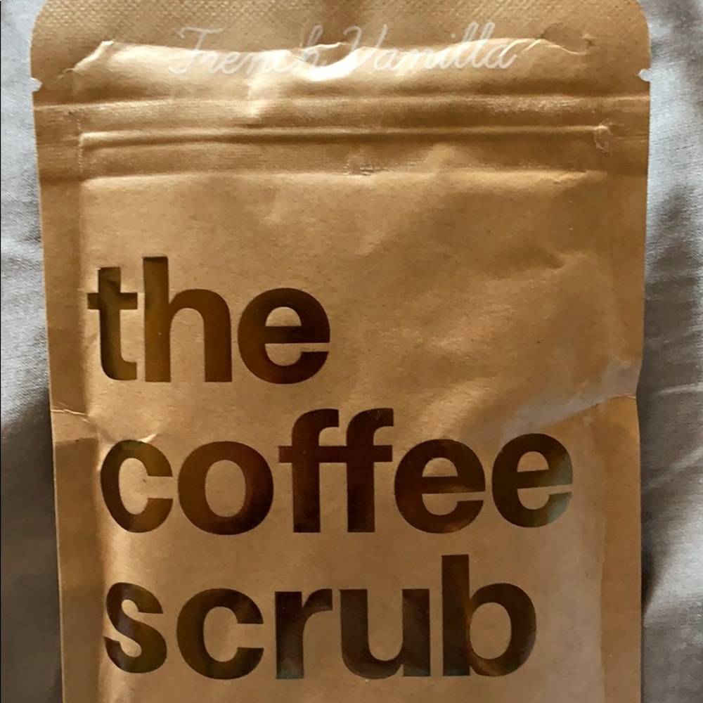 Coffee body scrub (French vanilla) organic